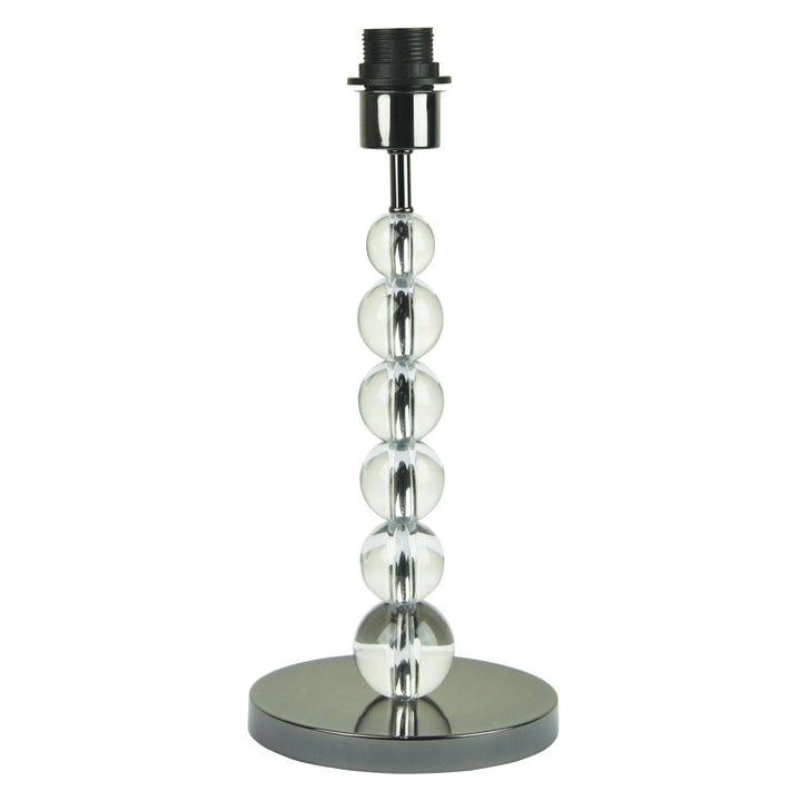 Clara Acrylic and Brushed Chrome Base Only