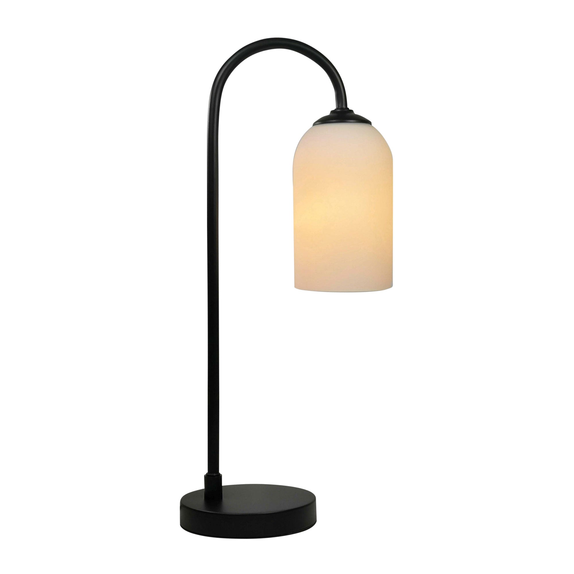 Arlington Table Lamp Black and Opal