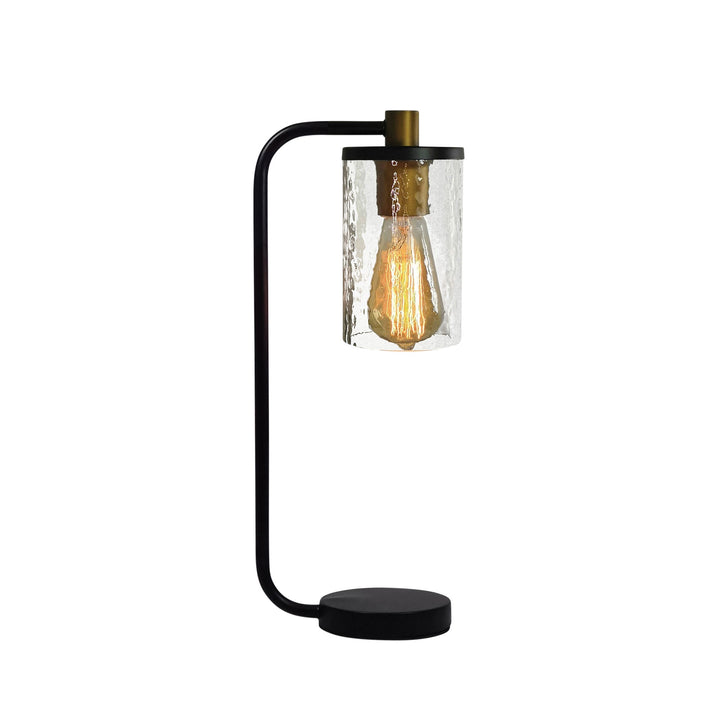 Raymont Table Lamp Black and Clear