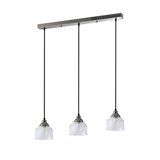 Aviva 3 Light Pendant Satin Chrome - LL002PL104