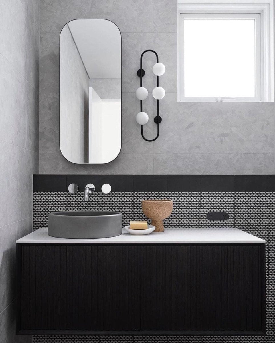 Bach Large Matte Black Wall Light-Wall Light-COPY