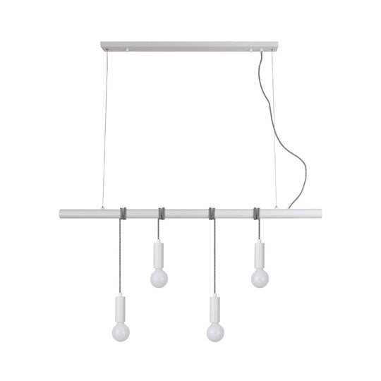 Bikkel 4 Lights Pendant Light - White - LL002PL071W
