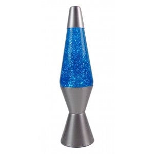 Blue Glitter Lava Lamp