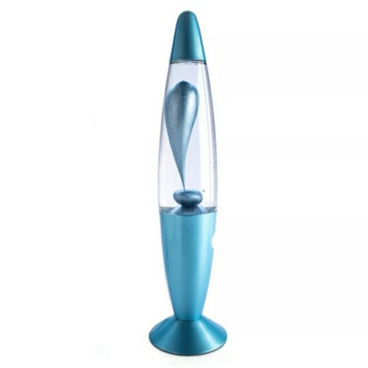 Blue Metallic Motion Lava Lamp