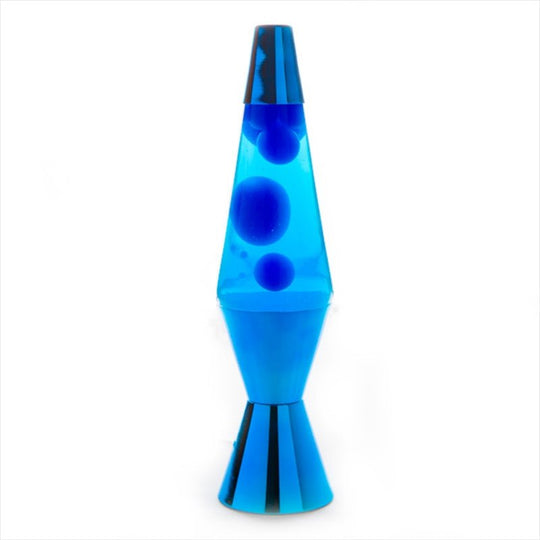 Blue/Blue/Blue Metallic Diamond Motion Lava Lamp