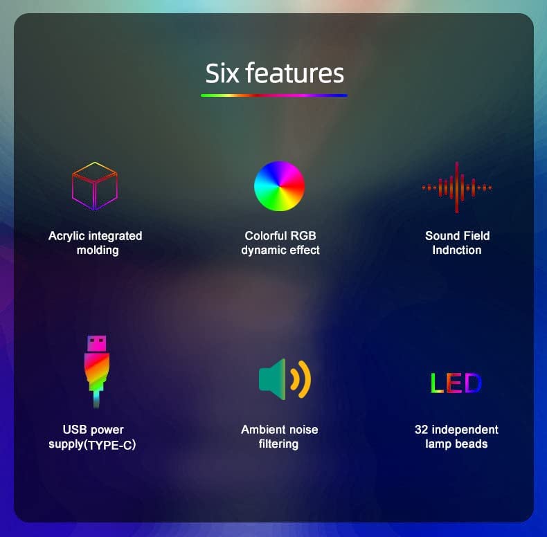 Bluetooth 360 Full Light Smart TV Backlight LED Light Bar for Room, PC and TV-Electronics > Computer Accessories-Dropli