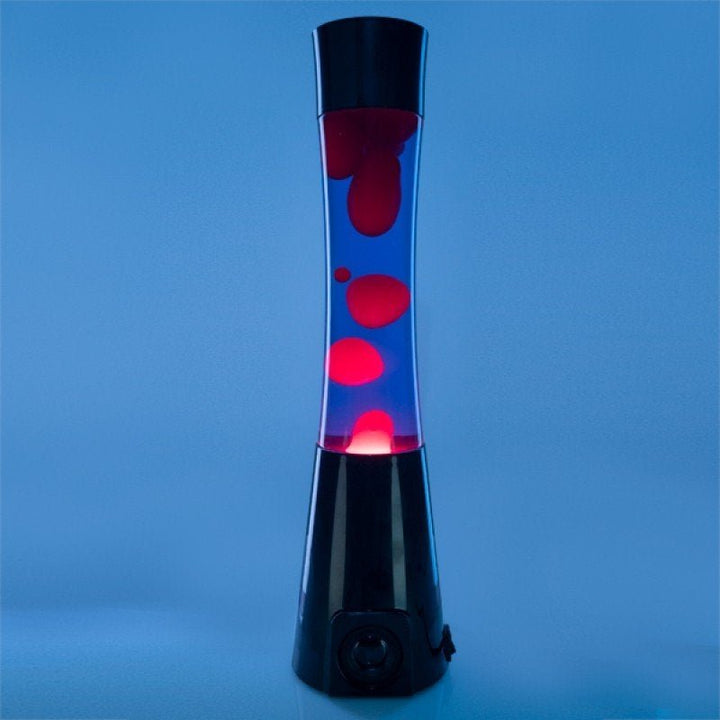 Bluetooth Speaker Lava Lamp Black/Purple/Red Motion-Home & Garden > Lighting-Dropli