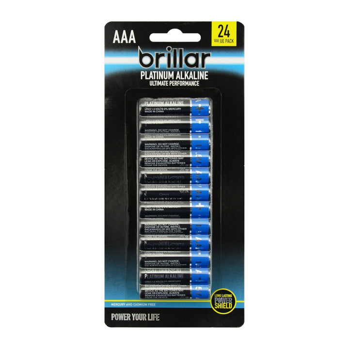 AAA Platinum Alkaline Batteries 24 Pack