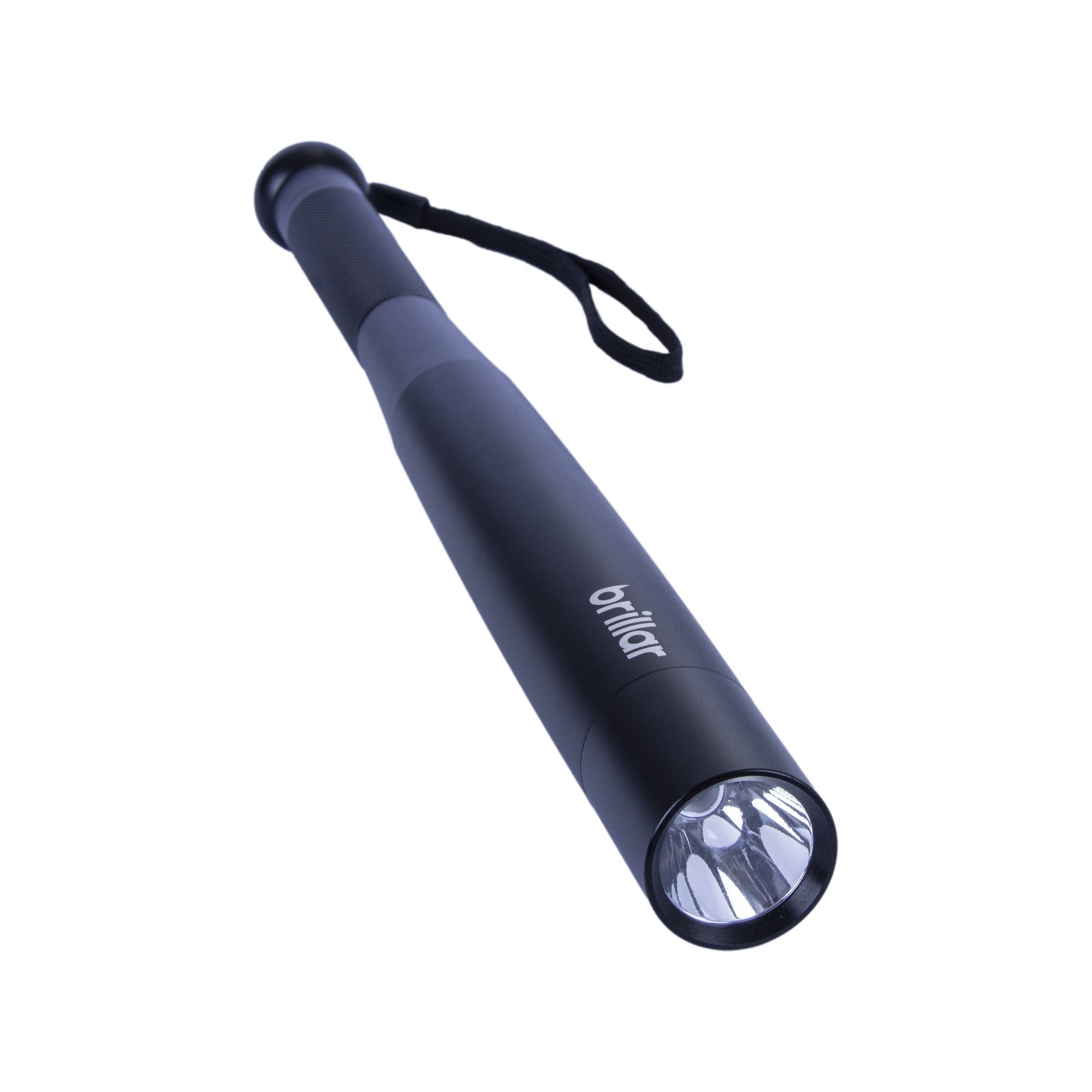 Aluminium Security Torch - Black-Flashlights-Brillar