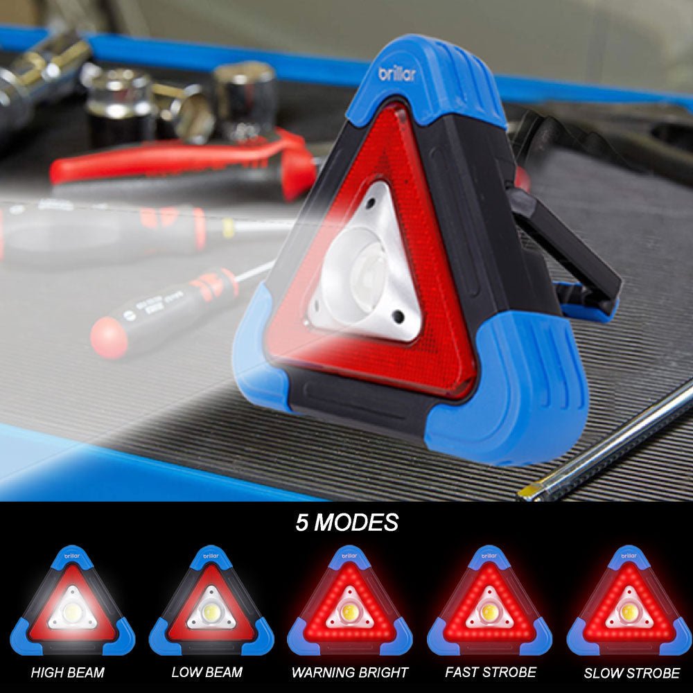 Emergency Mate - 300 Lumen Rechargeable Roadside Safety Light--Brillar