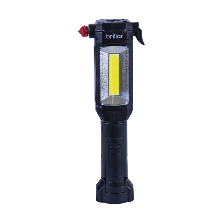 Emergency Torch, Seatbelt Cutter, Window Breaker - Black-Flashlights-Brillar