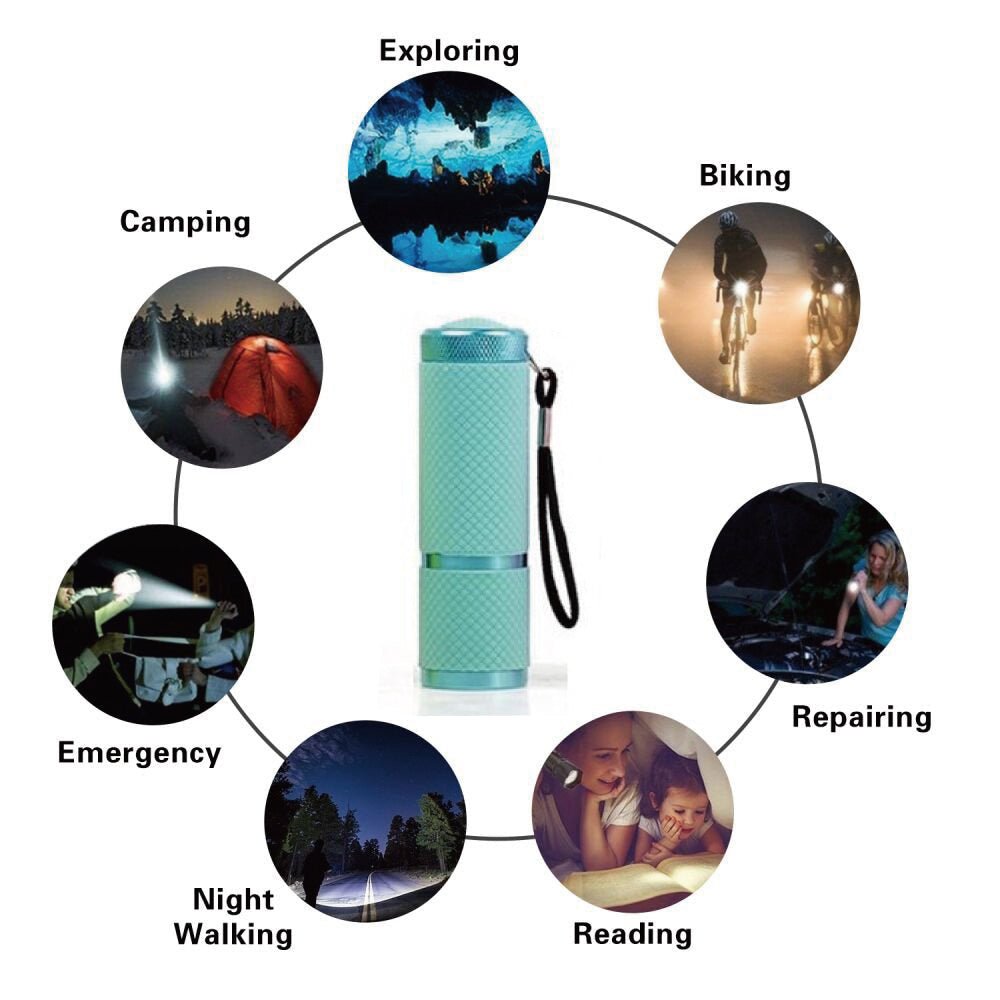 Glow in the Dark Torches 2pk-Flashlights-Brillar