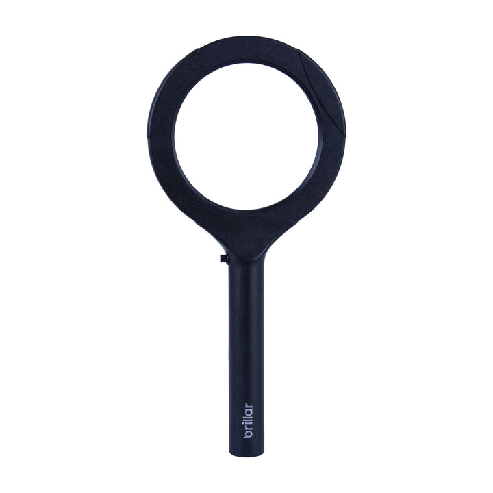 Light Up Magnifying Glass - Black--Brillar