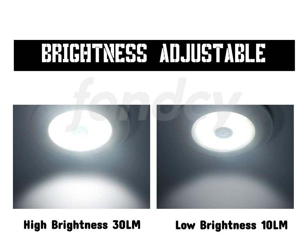 Remote Controlled Multifunction Puck Lights 2pk