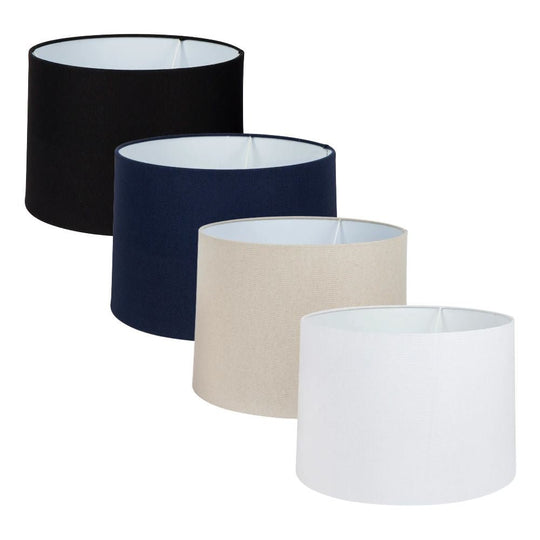 Cafe Lighting CAPELLA - 38cm/45cm M/L Linen Taper Lamp Shade Only - TABLE LAMP BASE/SUSPENSION REQUIRED