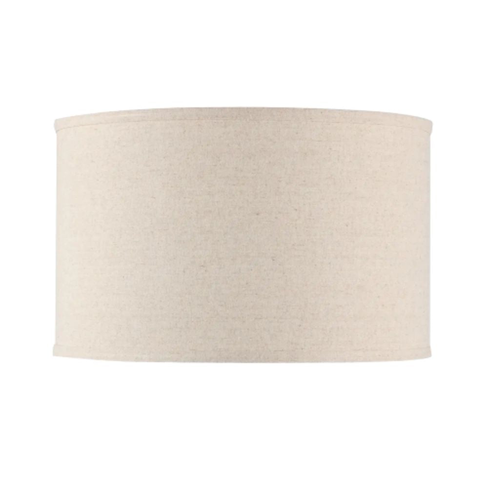 Cafe Lighting LEFT BANK - Linen Drum Lamp Shade Only - TABLE LAMP BASE/SUSPENSION REQUIRED Cafe Lighting and Living, ACCESSORIES, cafe-lighting-left-bank-linen-drum-lamp-shade-only-table-lamp