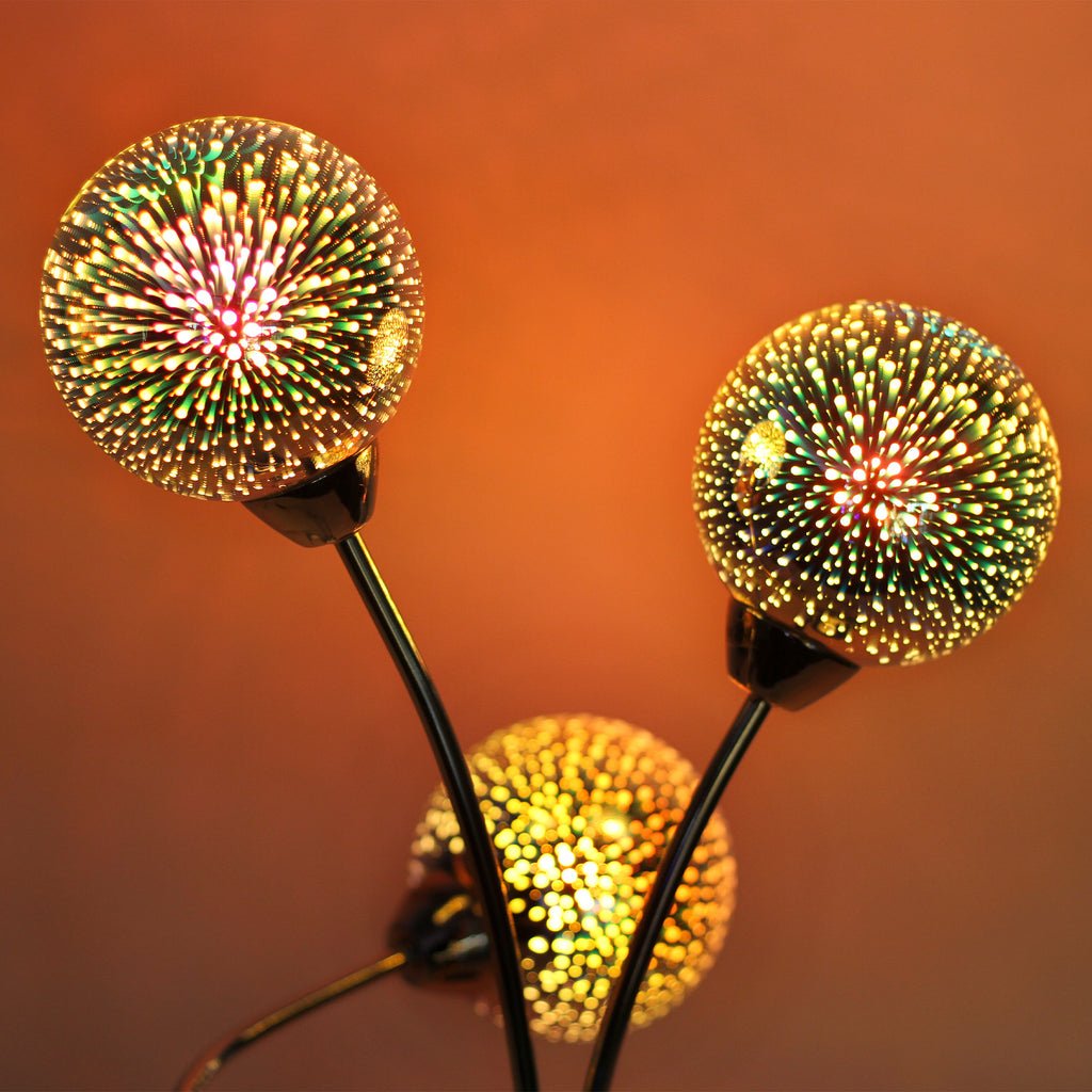 Candice 3 Light Floor Lamp Chrome - LL-09-0195