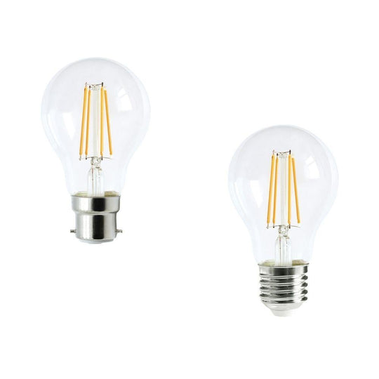 CLA GLS - 8W LED Dimmable GLS A60 Shape Filament Clear Glass Globe - B22/E27