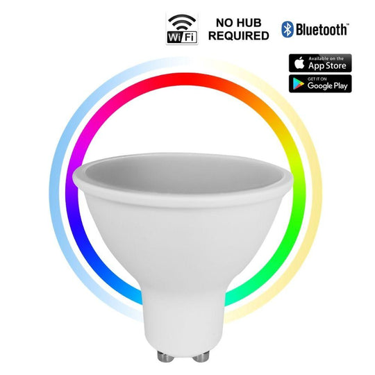CLA SMART 5W = 35W LED Smart Dimmable RGB+CCT Tuneable GU10 Globe