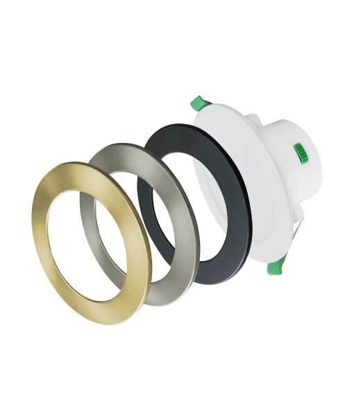 CLA NOVADLUX01A LED Dimmable Tri-CCT with Changeable Faceplate(via clip) Recessed Downlight