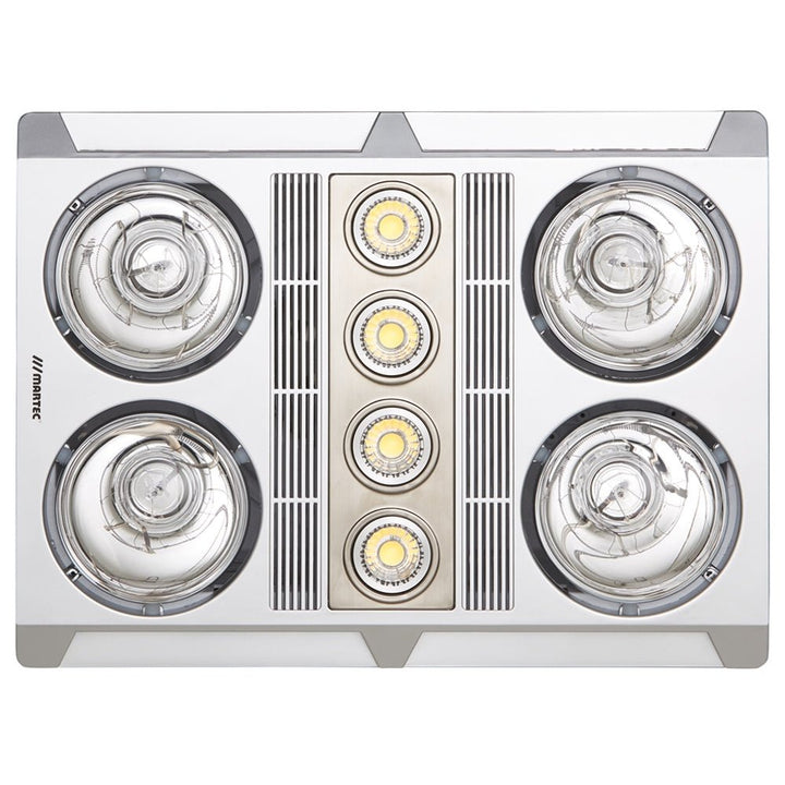 Clearance - Martec Profile Plus 4 3 in 1 Bathroom Heater With Exhaust Fan And 4 LED Lights