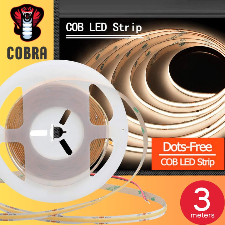 COBRA 30W 3 meter Warm White LED Strip Lighting Kit-Strip light-Dropli