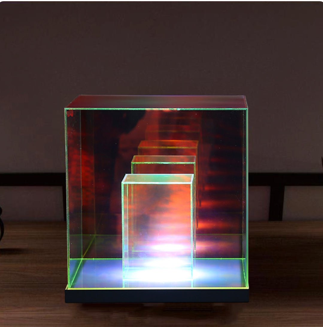 Colorful 3D Cube RGB modern desk decoration-Night Lights-Dropli