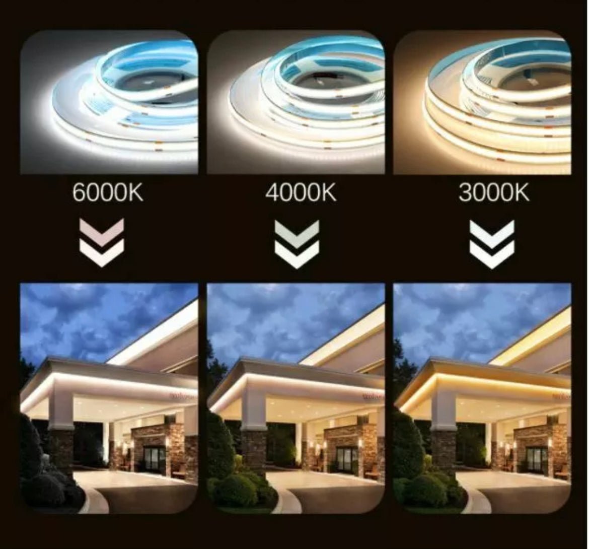 DIY 5 meter Cool White LED Strip Lighting Kit-Strip light-Dropli