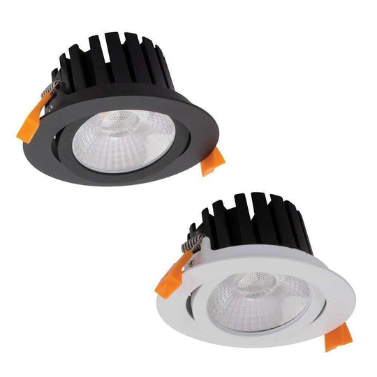 Domus AQUA TILT - 13W LED Dimmable Tiltable Wet Area Downlight IP65