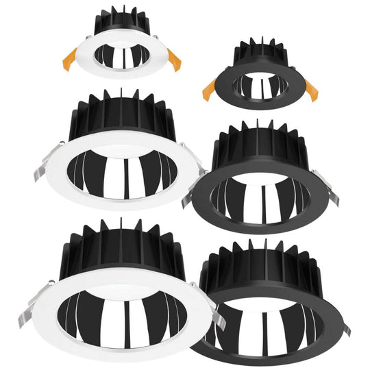 Domus EXPO- 10W/25W/35W Colour Switchable Polished Reflector LED Downlight 240V - TRIO
