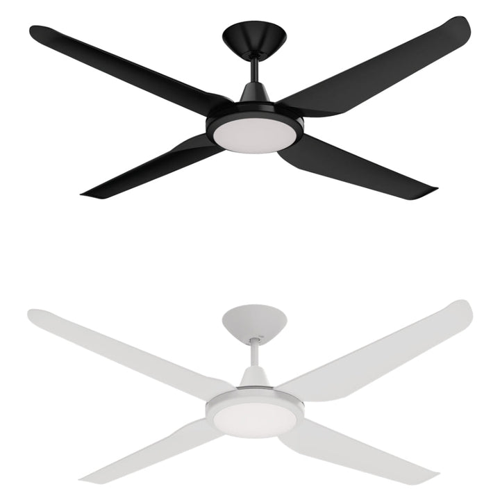 Domus MOTION-52-LIGHT - 4 Blade 52" DC Ceiling Fan with Switchable CCT LED Light Domus, FANS, domus-motion-52-light-4-blade