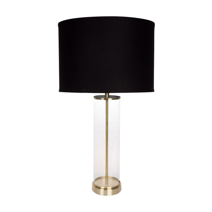 East Side Table Lamp - Brass with Black Shade--Cafe Lighting and Living
