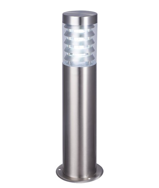 Elanora Exterior Short Bollard ES 304 Stainless Steel IP44 500mm - CLA1615S-Bollard Lights-CLA Lighting
