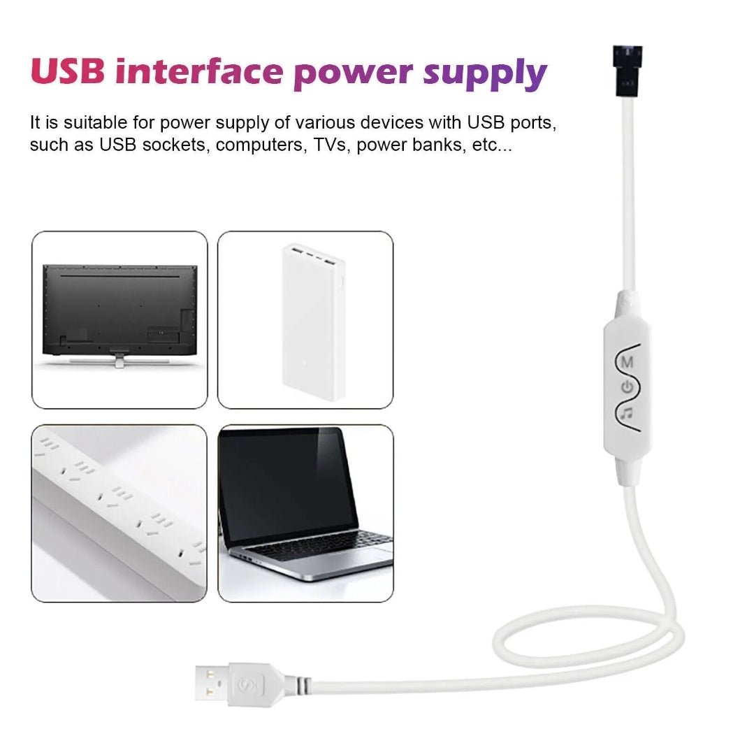 Firework Strip Lights Dream Color RGB Smart Music Sync APP+Remote Control--Dropli