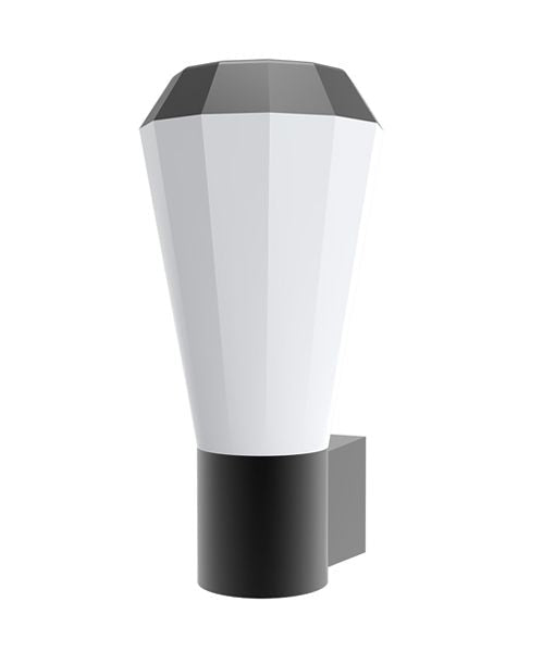 GEB Exterior LED Surface Mounted Wall Light Dark Grey 13W 3000K IP54 - GEB1