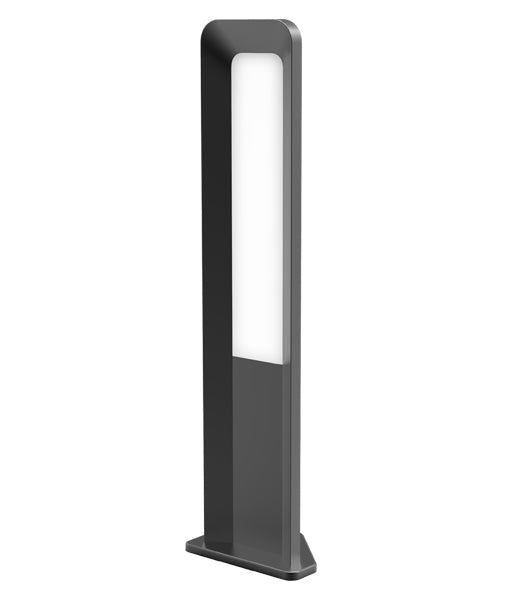 HATHOR Exterior LED Bollard Dark Grey 13W 3000K IP54 500mm - HATHOR2