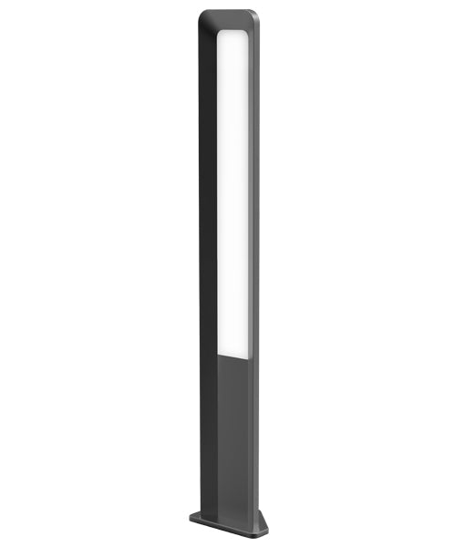 HATHOR Exterior LED Bollard Dark Grey 13W 3000K IP54 800mm - HATHOR3