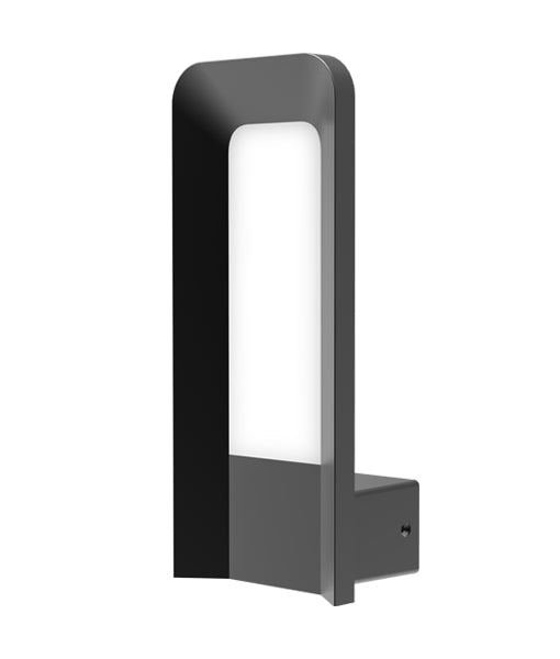 HATHOR Exterior LED Wall Light Dark Grey 9W 3000K IP54 - HATHOR1