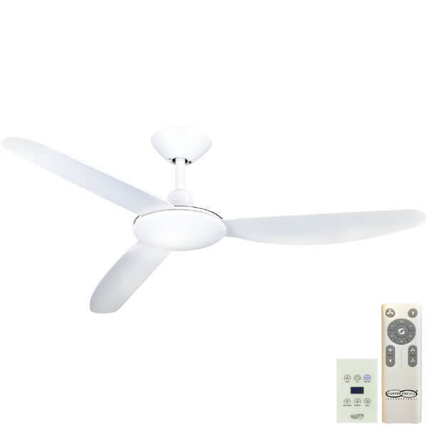 Hunter Pacific Polar V2 White DC 56" Ceiling Fan with Remote & Wall Control-Ceiling Fan-Hunter Pacific