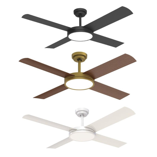 Hunter Pacific REVOLUTION 3 - 4 Blade 52" AC Ceiling Fan with LED Light