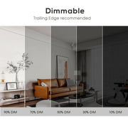 INFINITE 206 13W COB Tri-Colour Dimmable Aluminium LED Downlight 90mm cut out photo 4