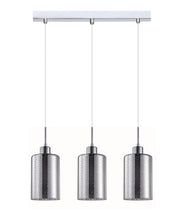 Interior Iron & Chrome Glass With Dotted Effect 3 Light Island Pendant - ESPEJO3X3S photo 1