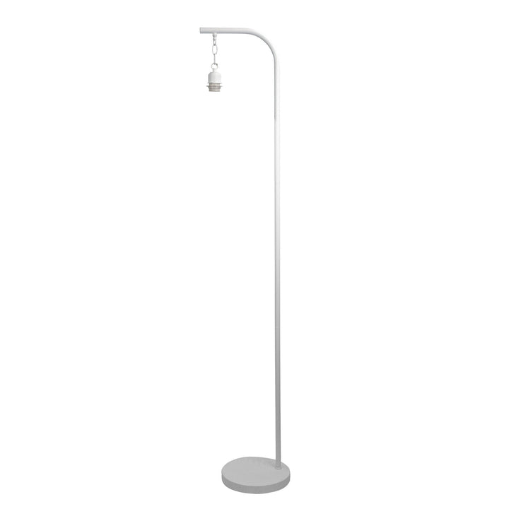 Jess 1 Light Floor Lamp Base White - OL93773WH-Floor Lamps-Oriel Lighting