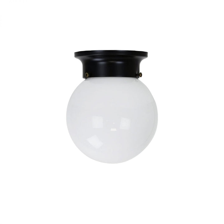 Jetball DIY Glass Ceiling Light 150mm Black - OL2100/15BK-DIY Batten Fix Lights-Oriel Lighting