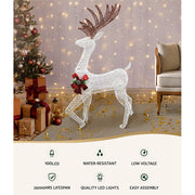 Christmas Lights Motif LED Rope Reindeer Waterproof Outdoor photo 4