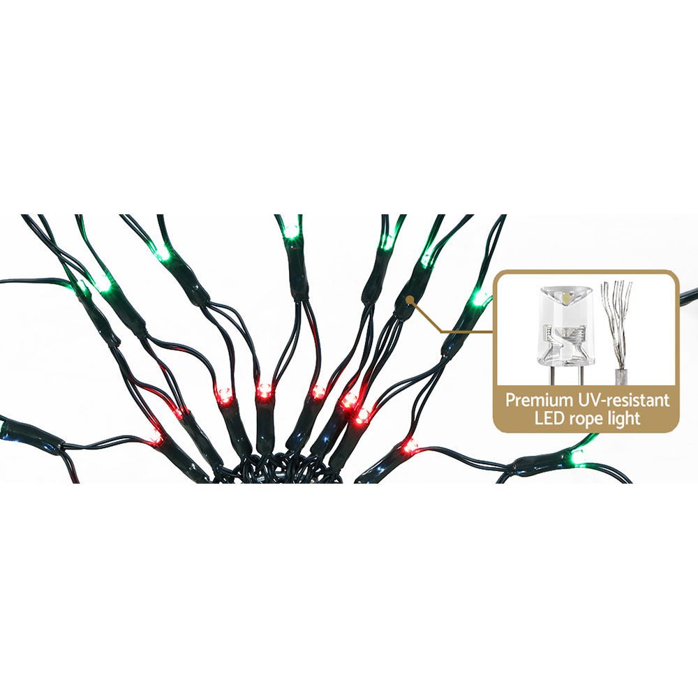 Christmas Lights Motif LED Star Net Waterproof Outdoor Colourful-Home & Garden > Garden Lights-Dropli