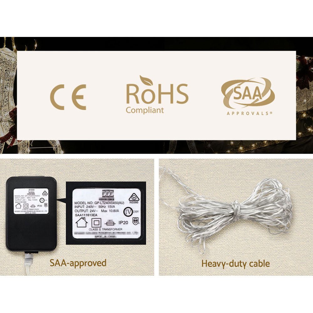 Christmas Motif Lights LED Rope Reindeer Waterproof Outdoor-Occasions > Christmas-Dropli