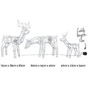 Christmas Motif Lights LED Rope Reindeer Waterproof Outdoor photo 2