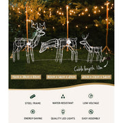 Christmas Motif Lights LED Rope Reindeer Waterproof Outdoor photo 3