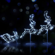 Christmas Motif Lights LED Rope Reindeer Waterproof Outdoor Xmas photo 8